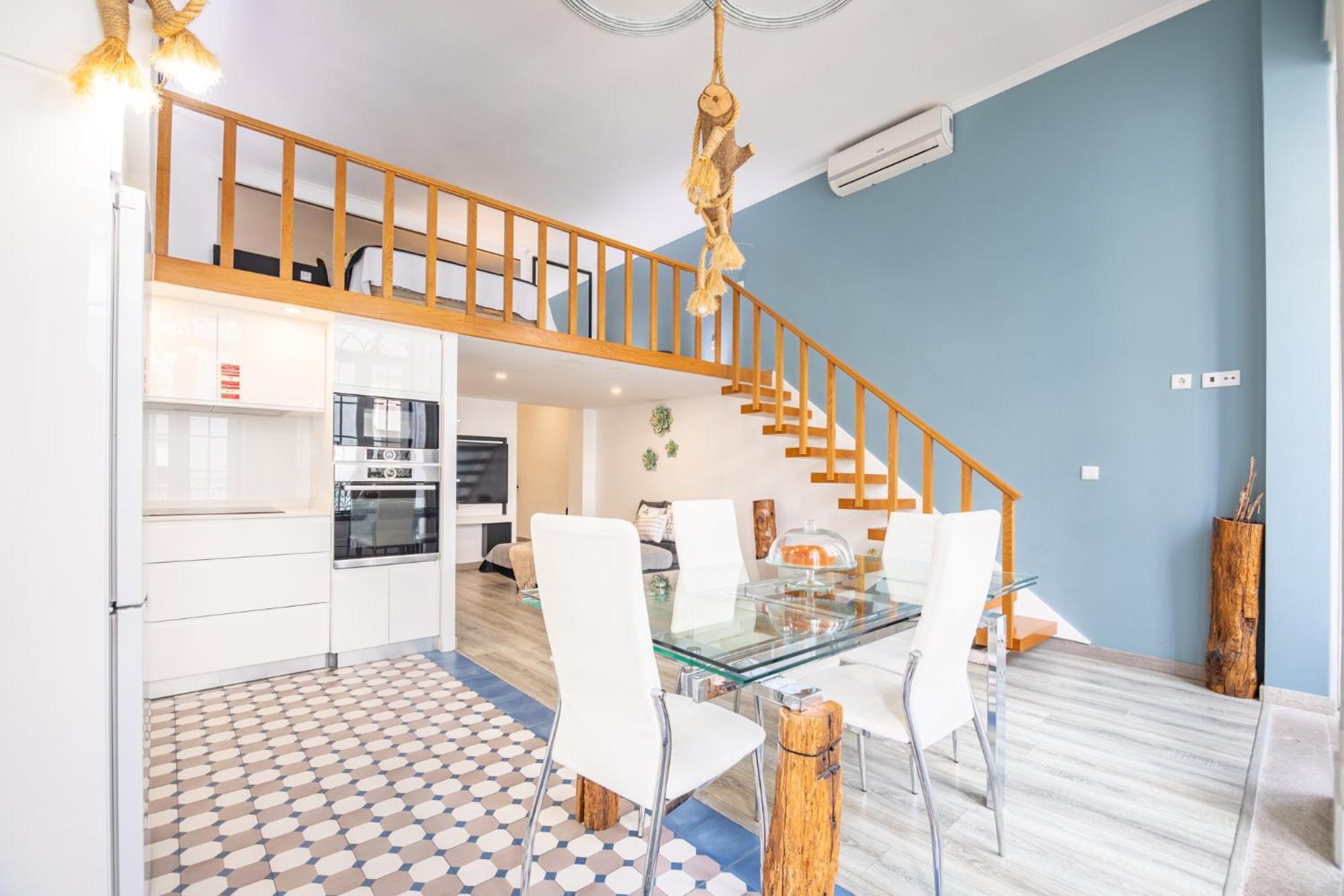 Deluxe Spacious Flats W Mezzanine By Host Wise Apartment Porto Ruang foto